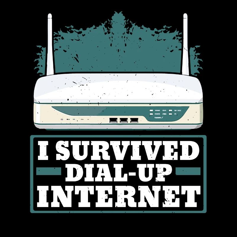 DFÜ-Internetverbindung 90er Computerwitze