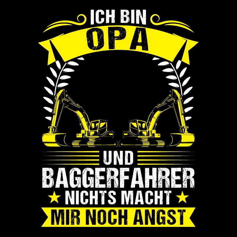 Baggerfahrer Opa Bagger Geschenk