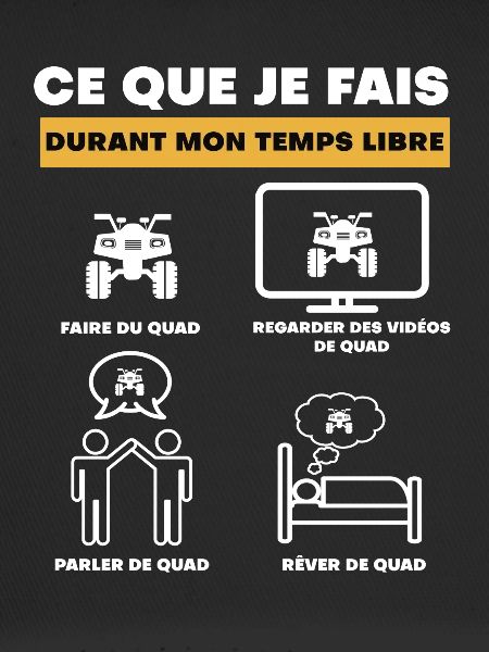 quad durant temps libre