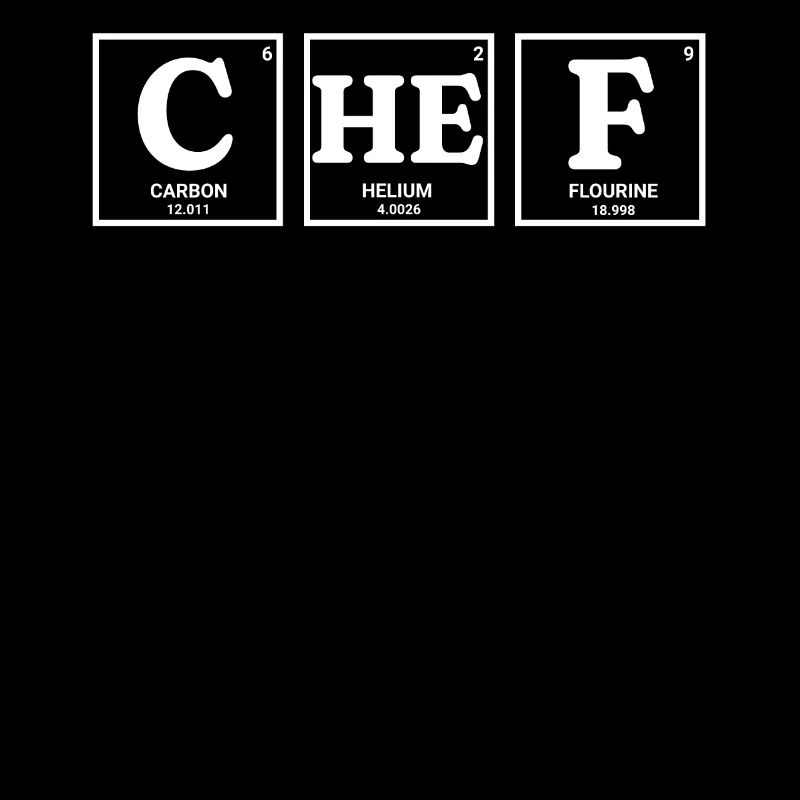 CHEF chemische Elemente design