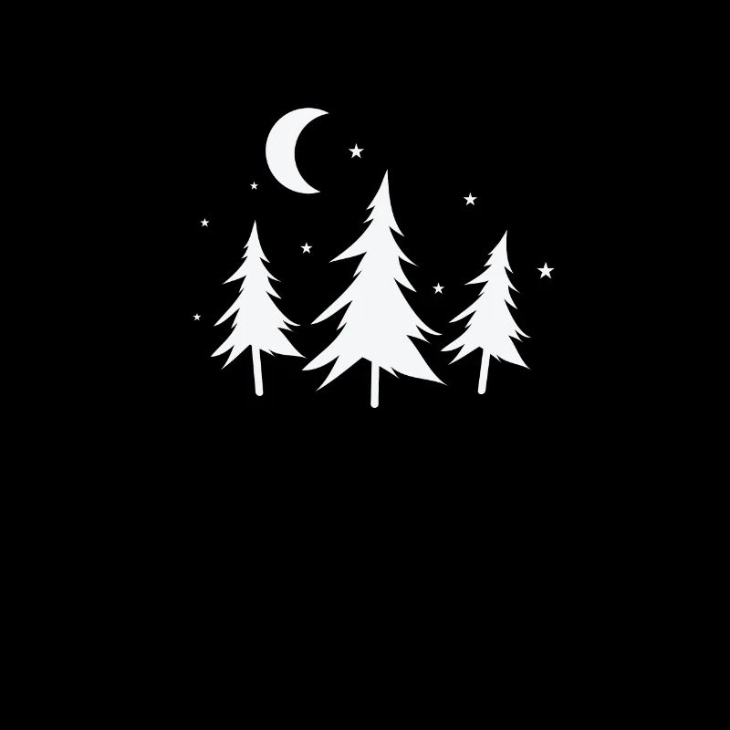 Forest at night Nature Forest Environment