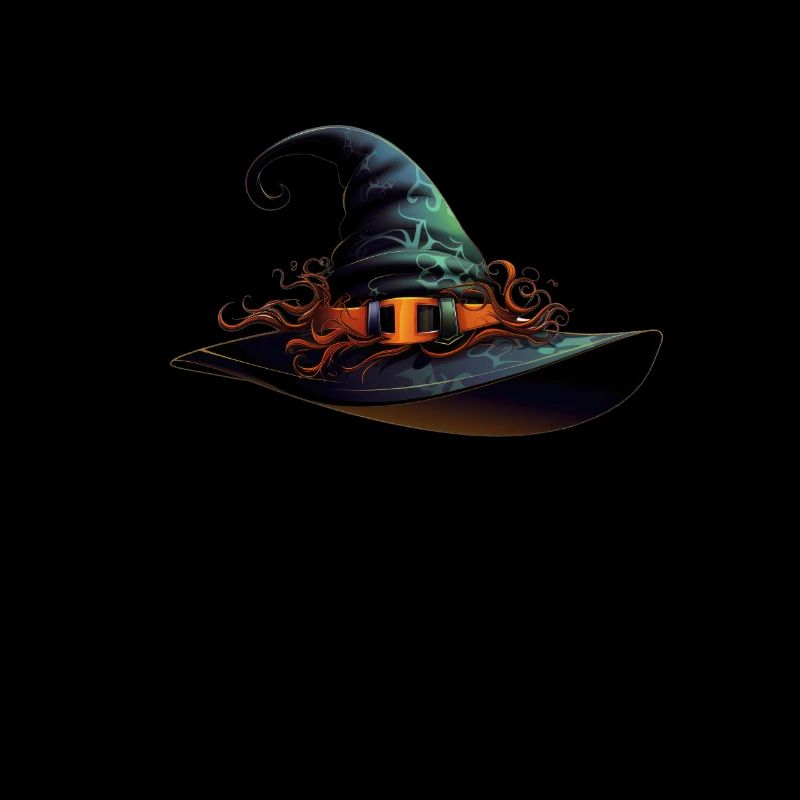 Magic witch hat for your Happy Halloween design