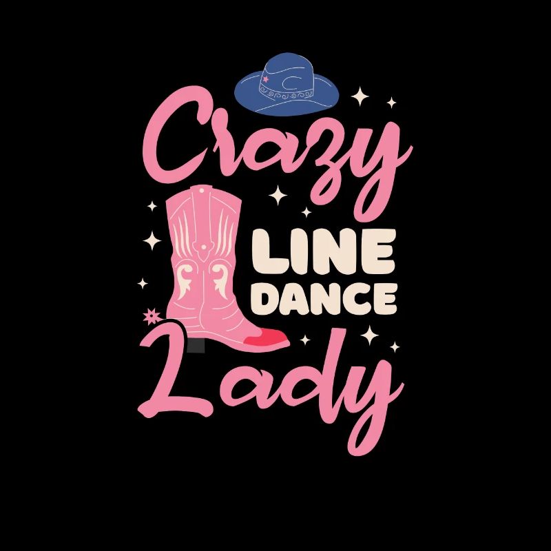 Linedance Country Line Dancer Linedancing Gift