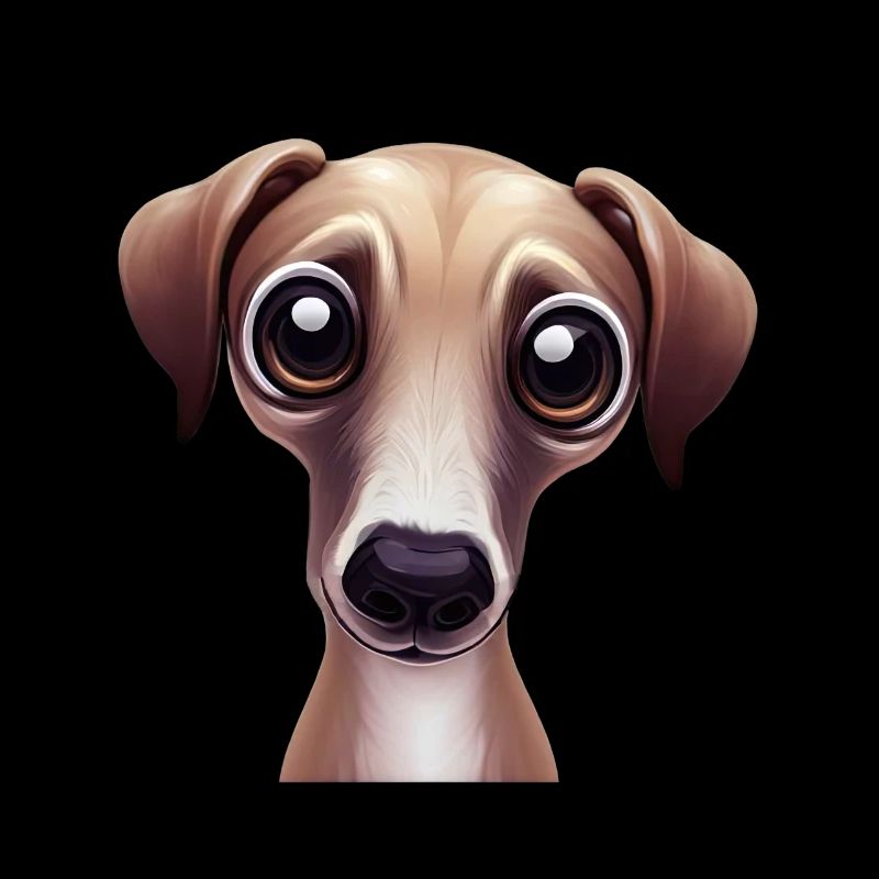 Schlankes und schnelles Greyhound-Artwork