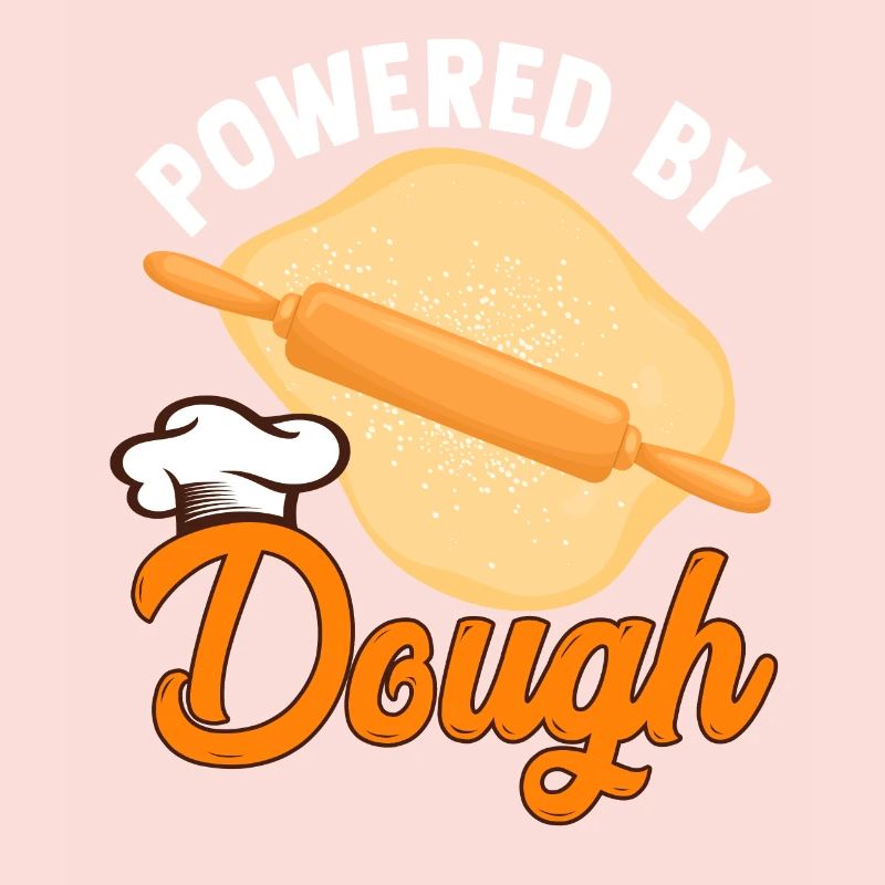 Funny bread baking baker rolling pin