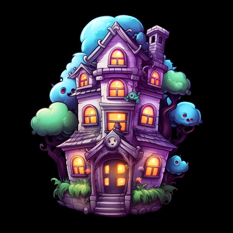 Maison hantée comique