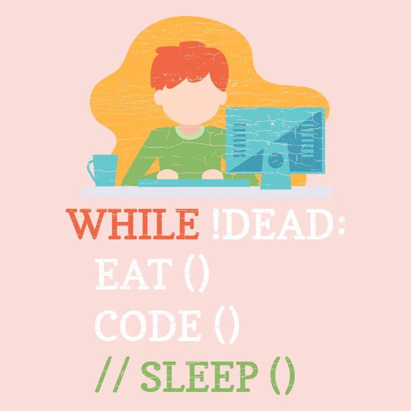 Programmierer Computer Informatiker Coder