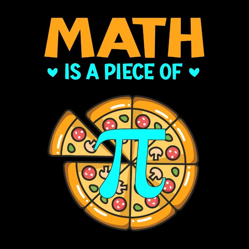 Pi jour 3.14 Math est un morceau de pizza