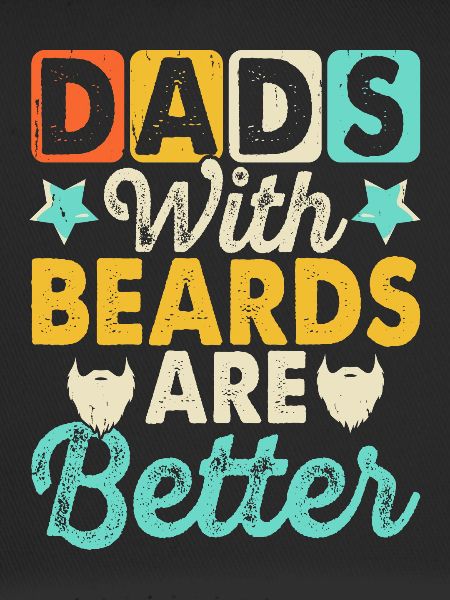 Daddy with a beard