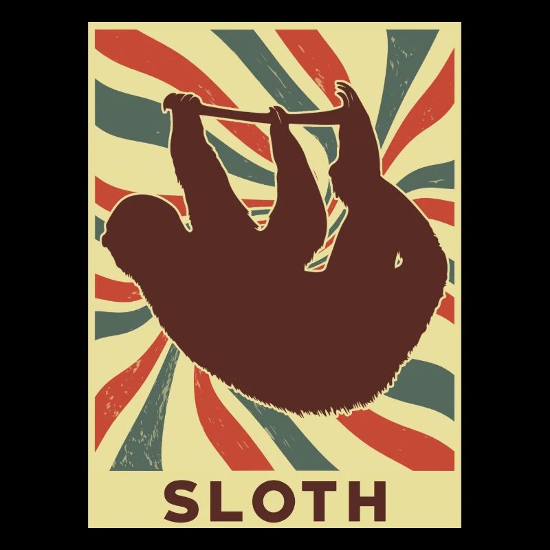 Sloth Retro Vintage