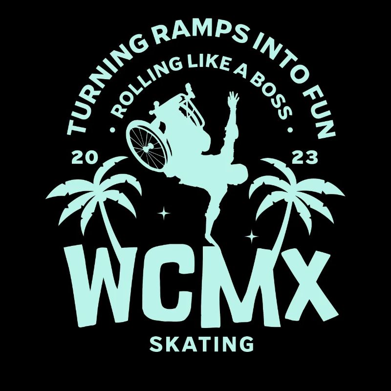 WCMX Rollstuhl Skater