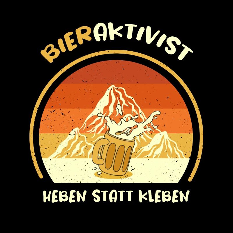 Bieraktivist Heben statt Kleben