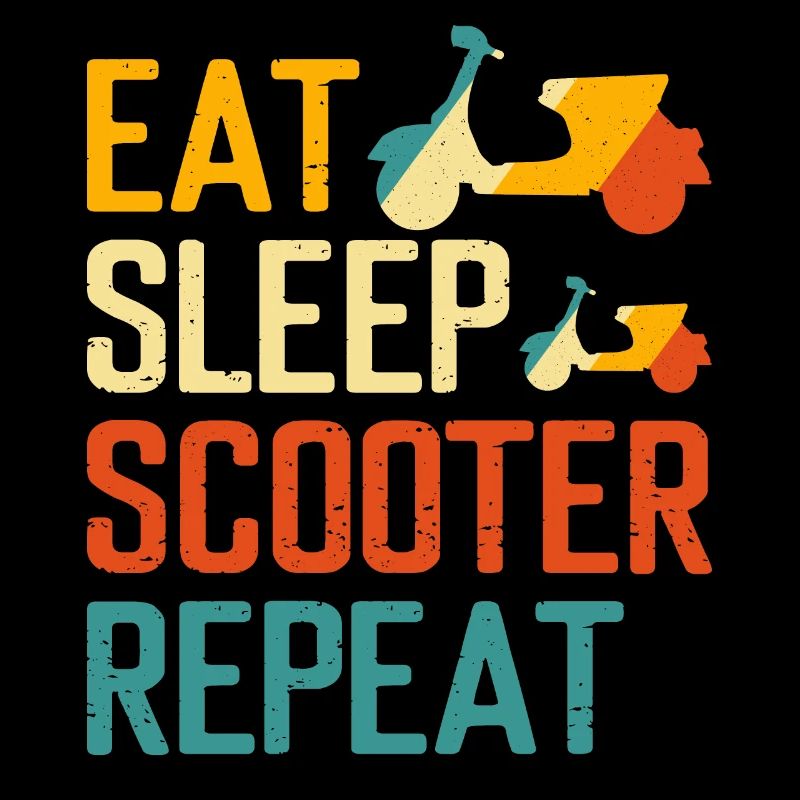 Roller Rollerfahrer Motorroller