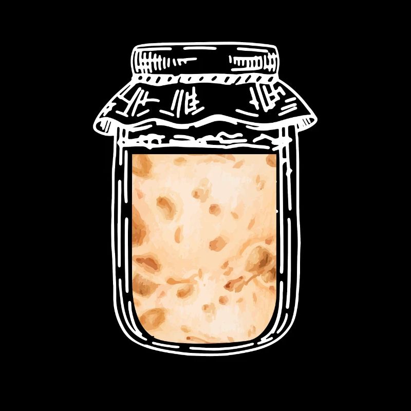 Sauerteig Im Glas