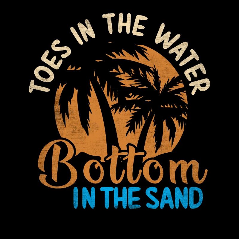Orteils dans l’eau Fond Dans le sable Vacances à la plage