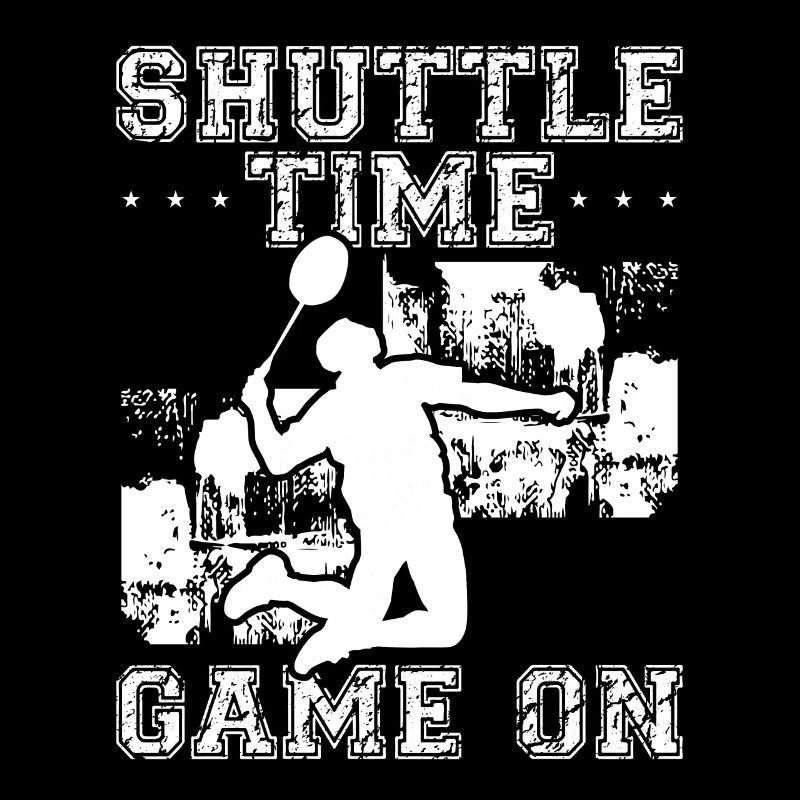 Jeu de temps de navette de badminton