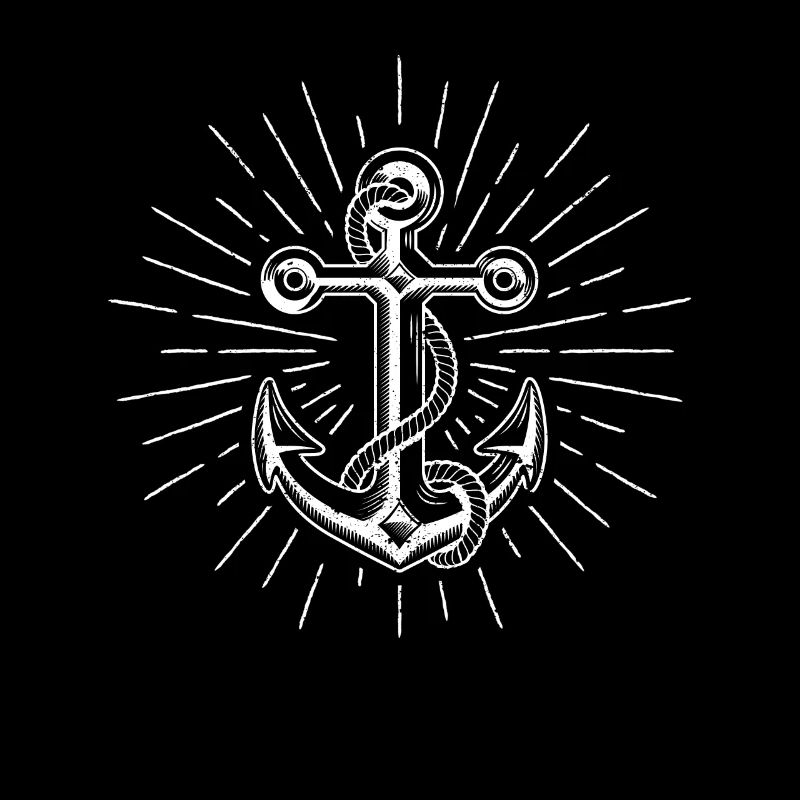Nautical Anchor Funny Boating Sailor Pirate