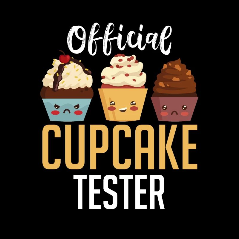Baker Pastry Chef Baking Cool Official Cupcake Tes