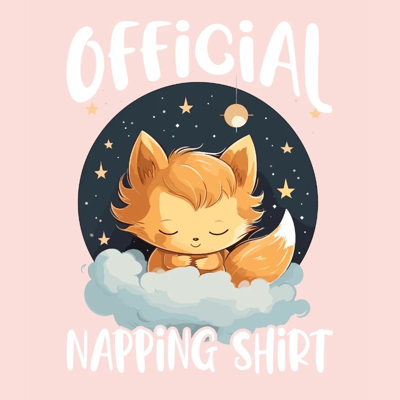 Sleeping Fox Sleepyhead Napping Sleep Fox Lover