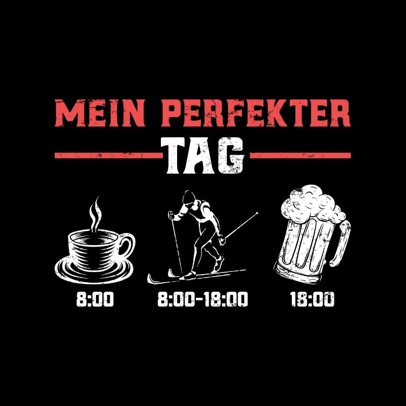 Mein Perfekter Tag Skibergsteigen Kaffeefan