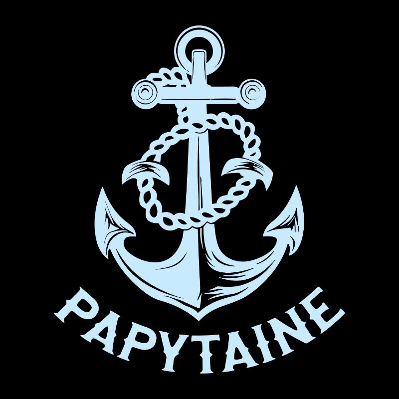 Papytaine Du Navire Papy Capitaine Bateau Marin