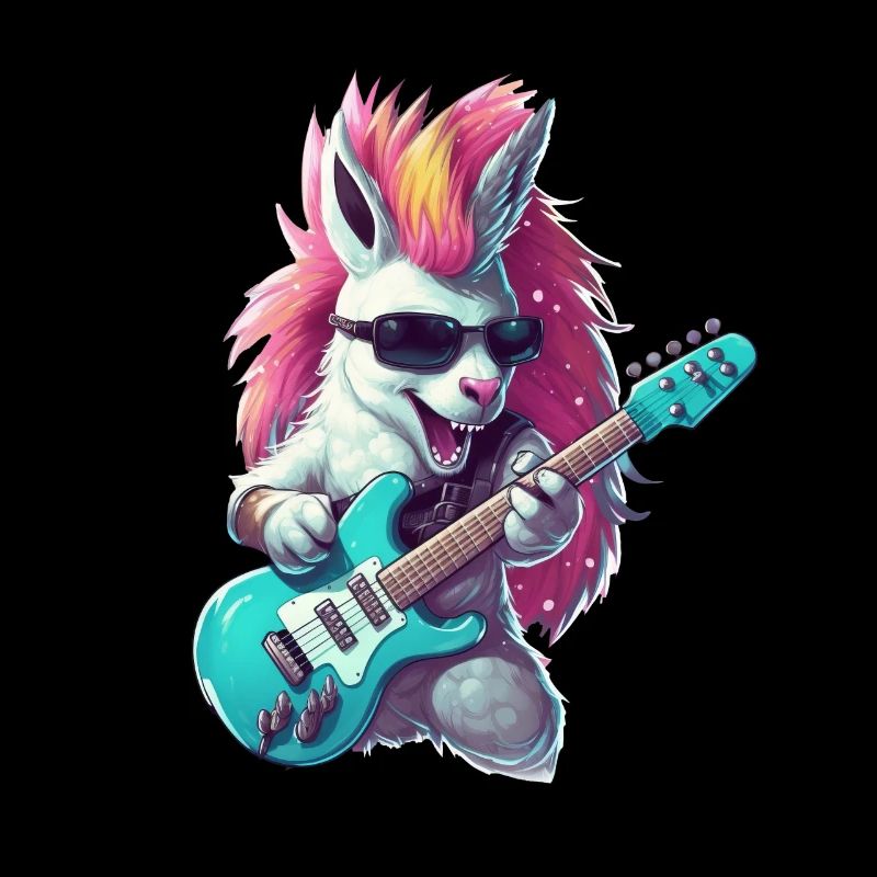 Punk-Einhorn-Gitarrist