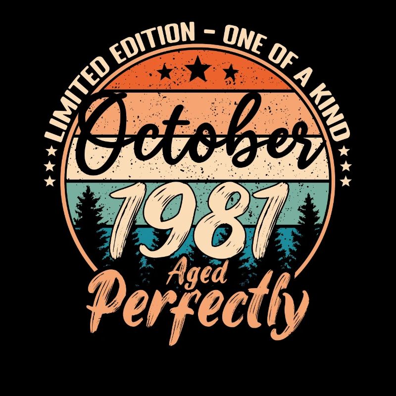 Octobre 1981 anniversaire 1981 légendes Octobre