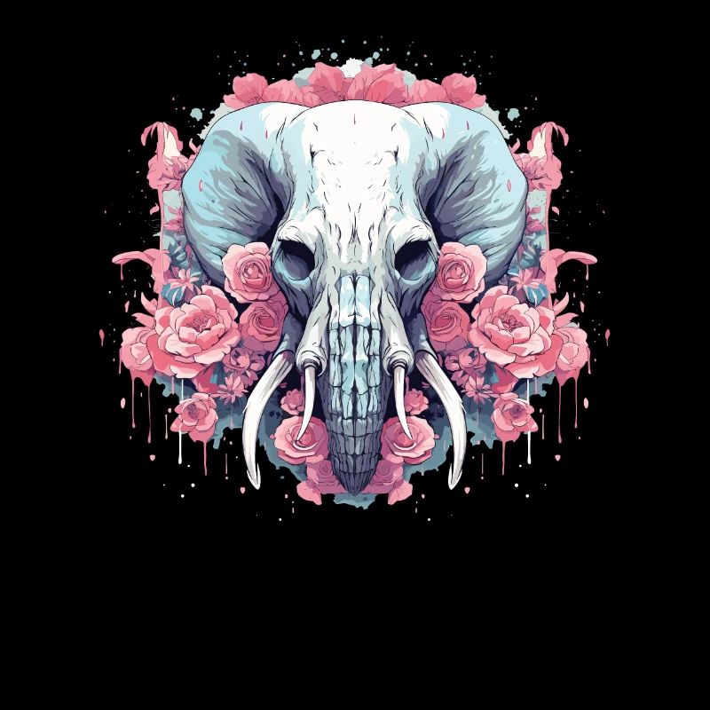 Pastel Goth Lover Soft Grunge Elephant Aesthetic