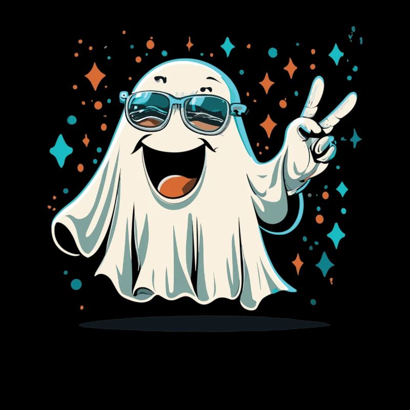 Ghostly Peace Ein friedliches Halloween-Botschaft