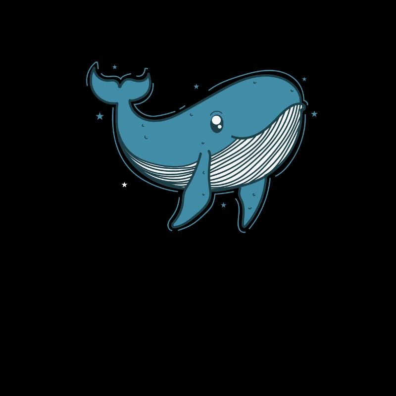 Le rorqual bleu vit dans l’océan aquatique