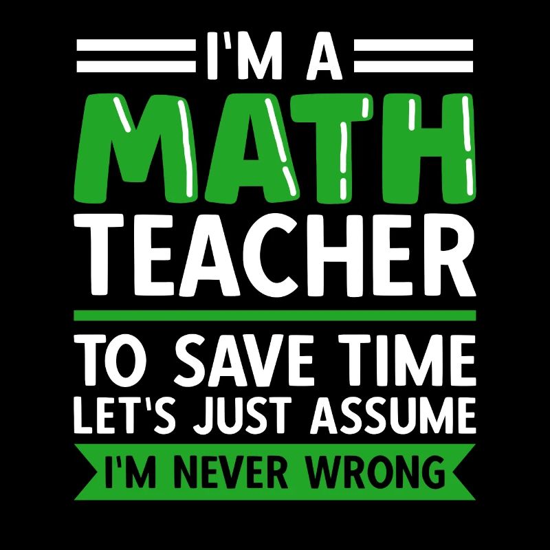professeur de mathématiques disant mathématicien