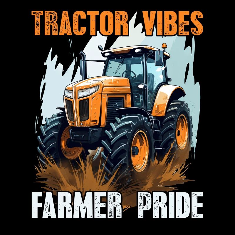 Tractor Vibes Farmer Pride Traktor Landwirt Bauer