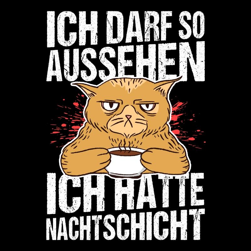 Nachtschicht Kaffee Arbeit Morgenmuffel Arbeitskol