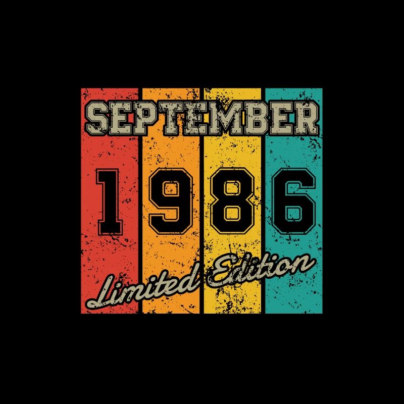 Date de naissance : Septembre 1986 - Édition limitée rétro