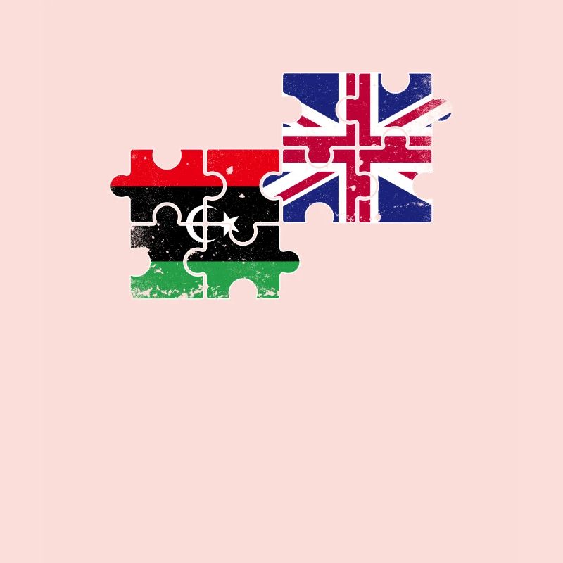 Libye Royaume-Uni Vintage drapeau libyen britannique