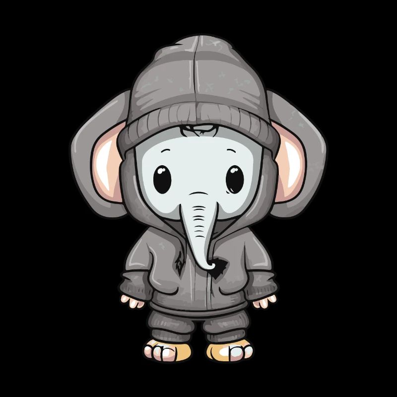 Elephant Winter Comic