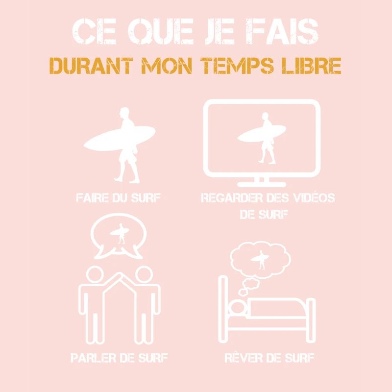 ce que je fais durant mon temps libre surf