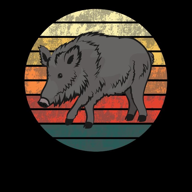 Majestic Wild Boar Forest Lover Gift