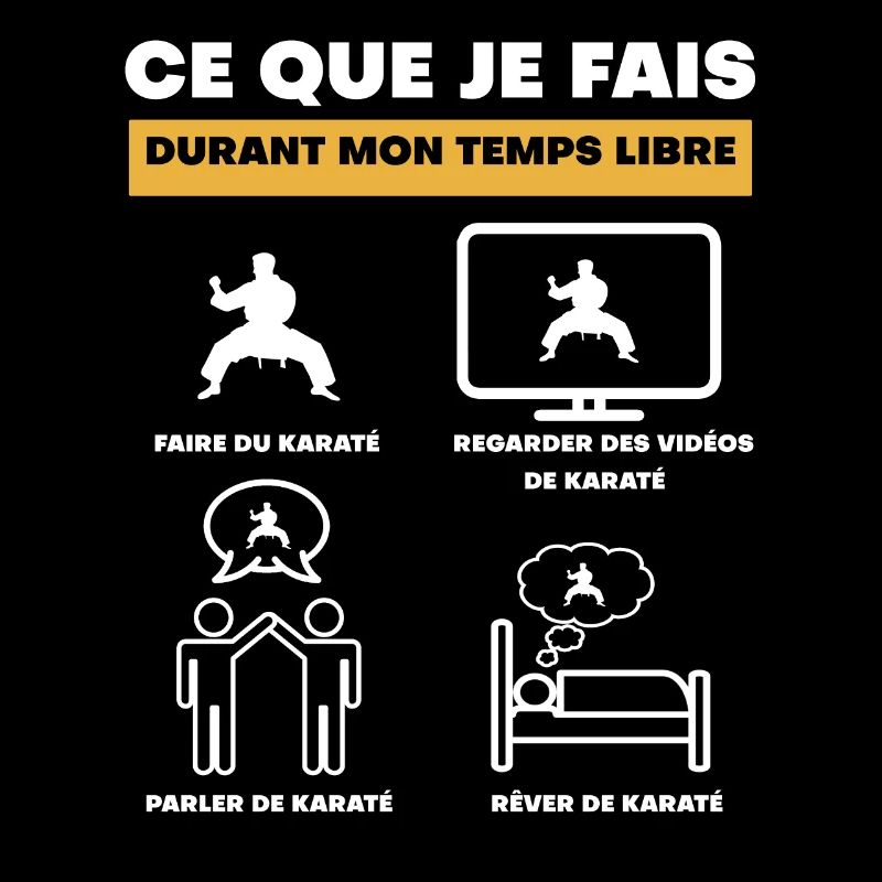 durant temps libre karaté