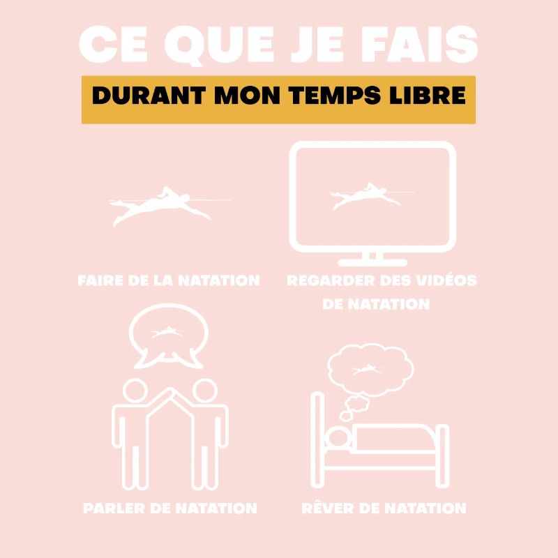 durant temps libre natation