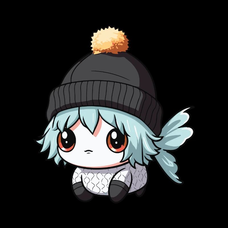 Bande dessinée d’hiver de poisson