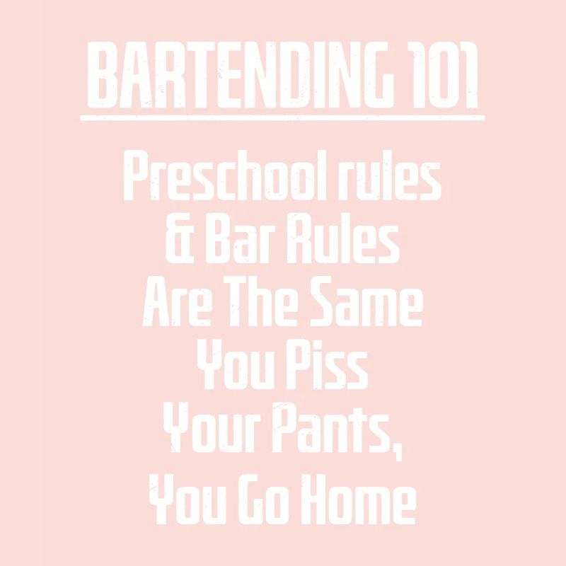 Bartending 101 Bartender Cocktail Barman