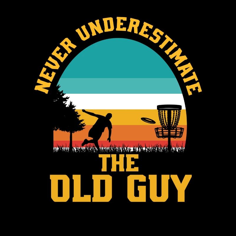 Never underestimate the old man at disc golf