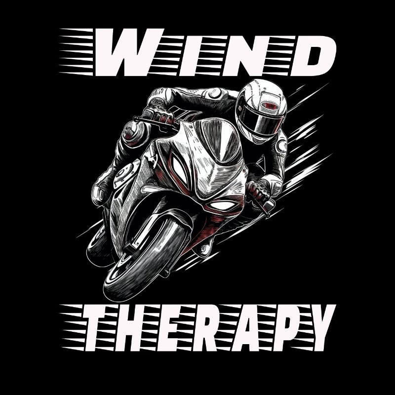 Wind Therapy Motorradfahren Motorrad Biker