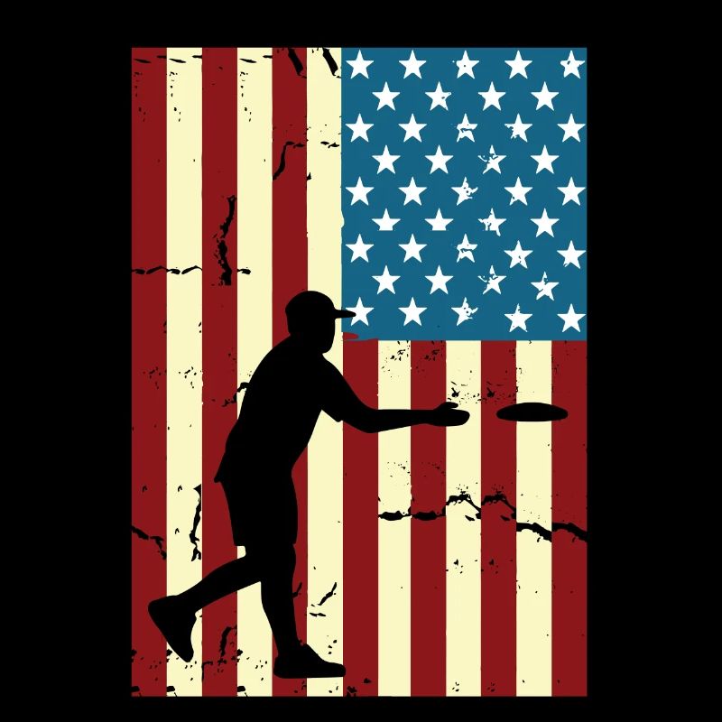Scheibengolf Scheibengolfer American Falg Patriot