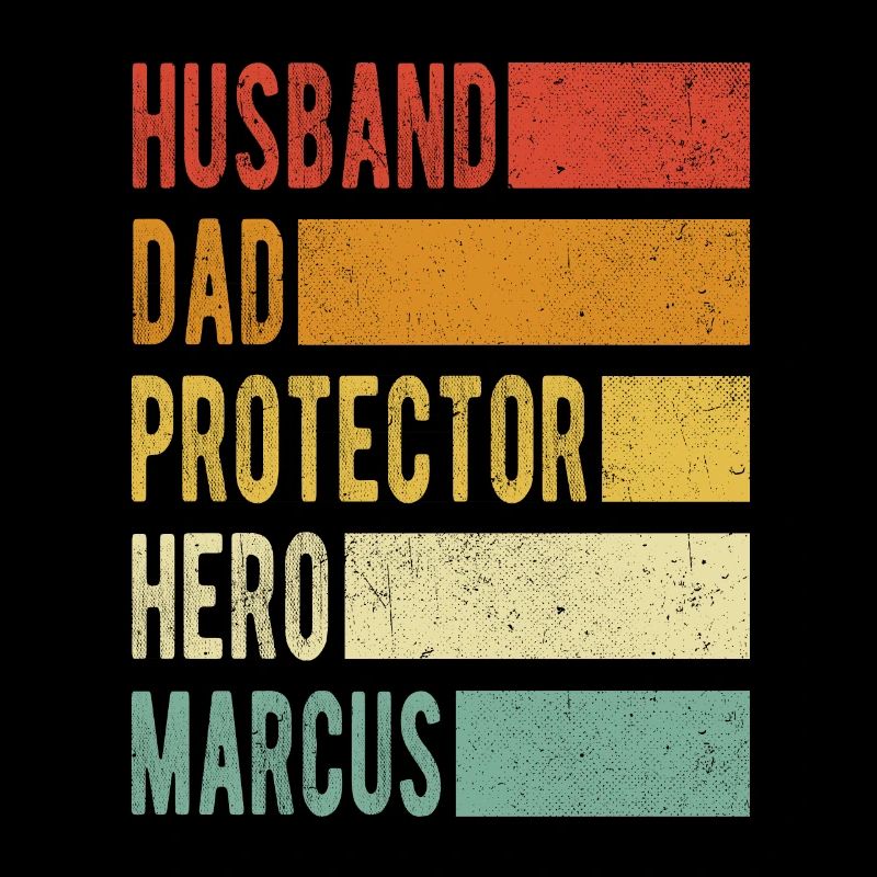 Marcus Name Papa Geschenk