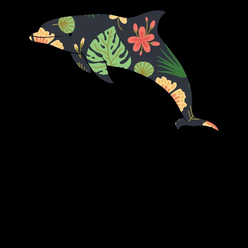 Dauphin Fleur Tropicale Floral