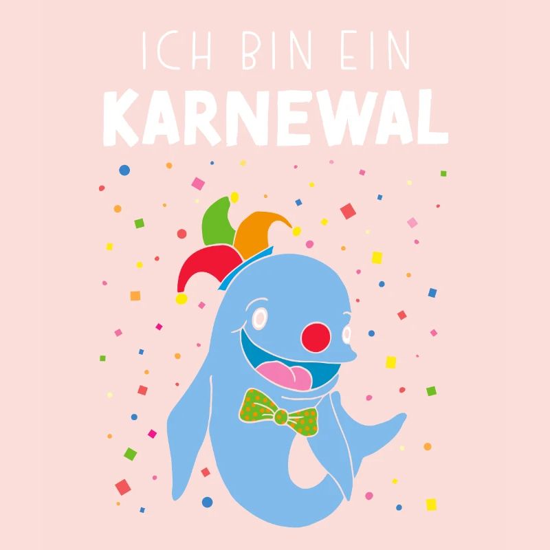Ich bin ein Karnewal Karneval Fasching Konfetti