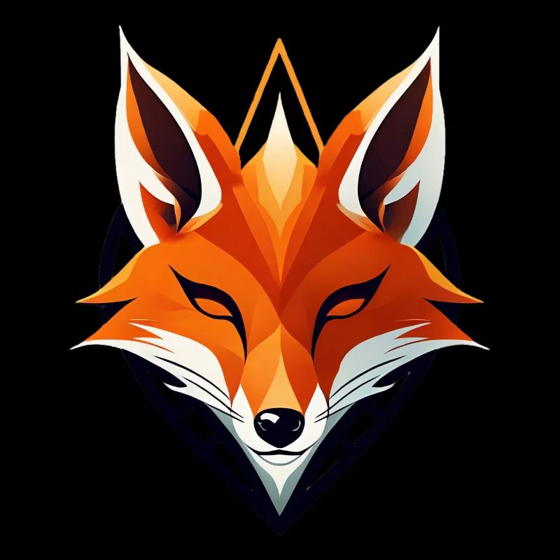 Fox logo, fox head