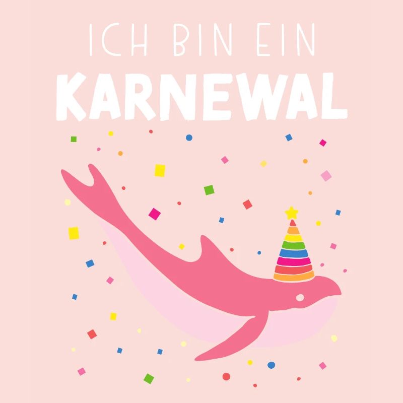 Ich bin ein Karnewal Kölner Karneval Konfetti Wal
